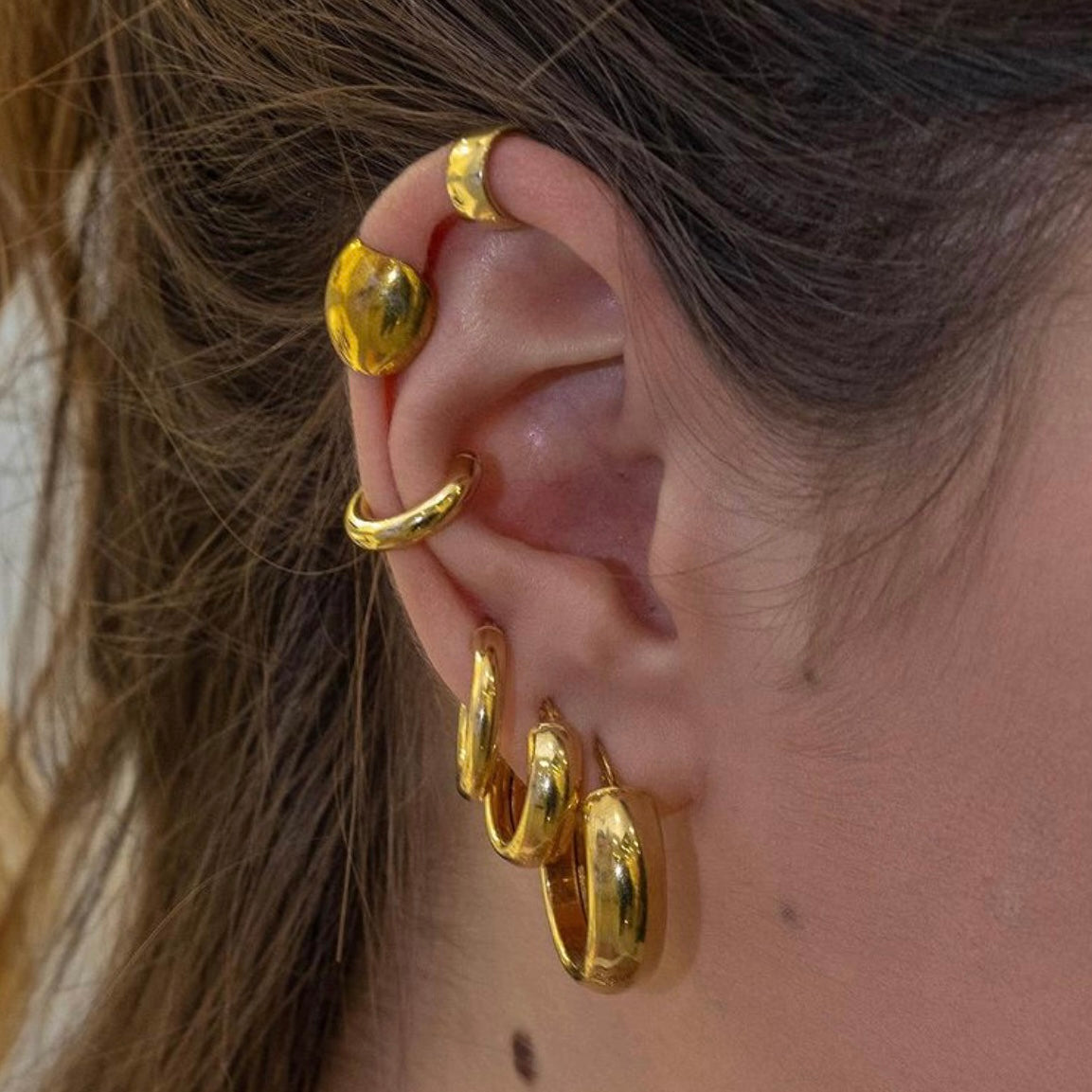 Penny ear cuff