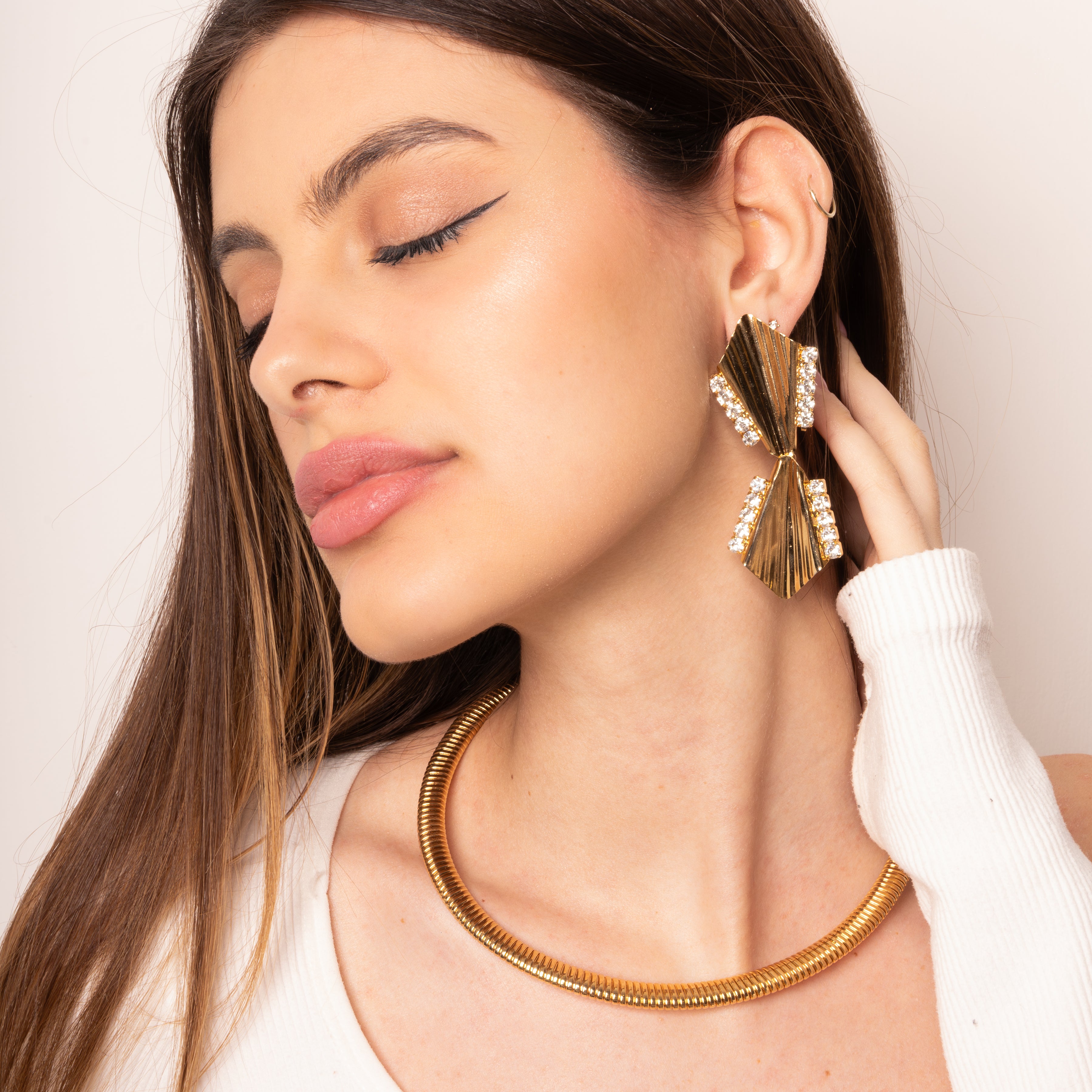 Orecchini strong Swarovski