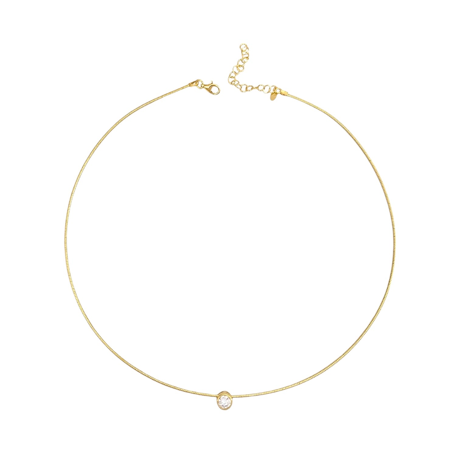 Collana semi rigida punto luce