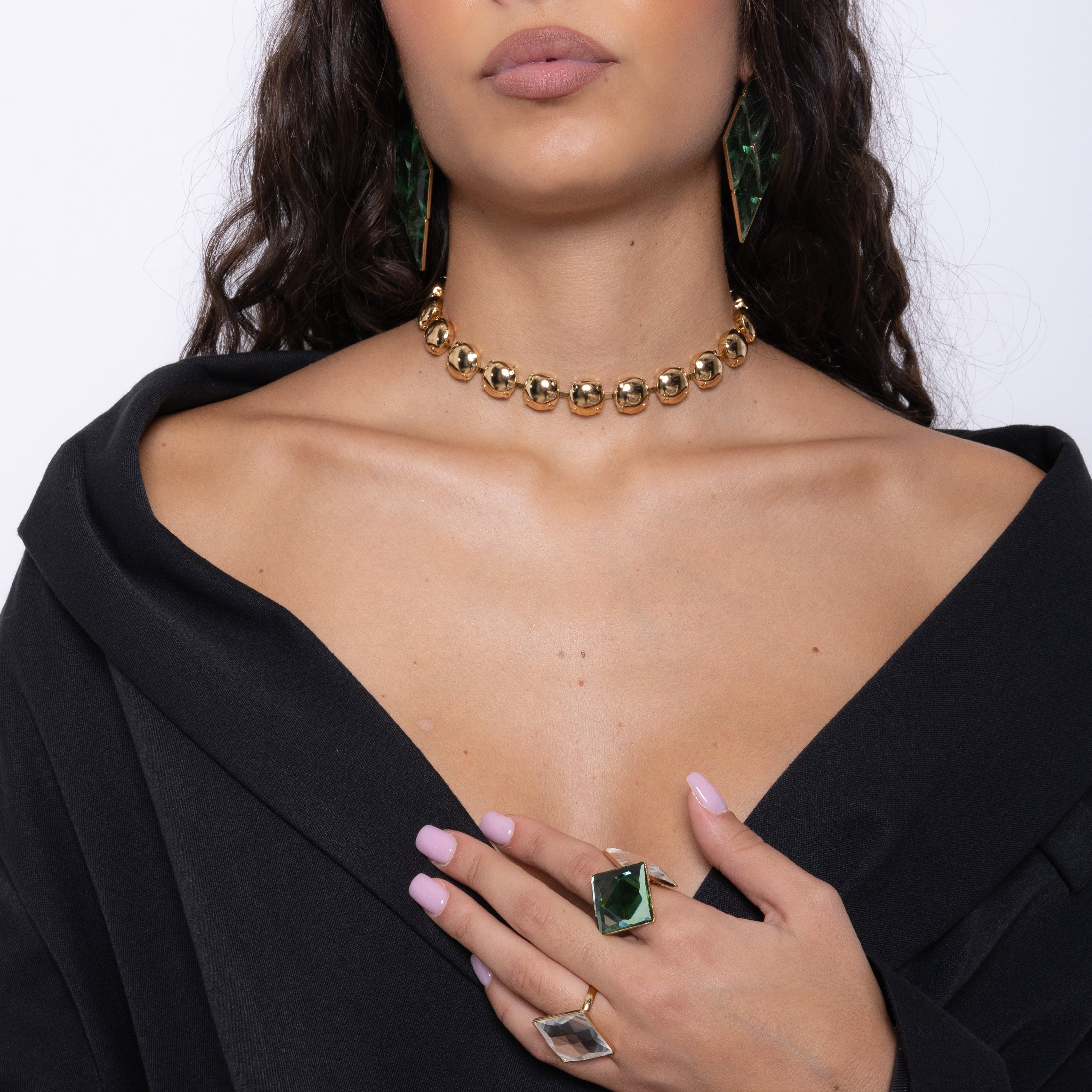 Collana Bubble Metal