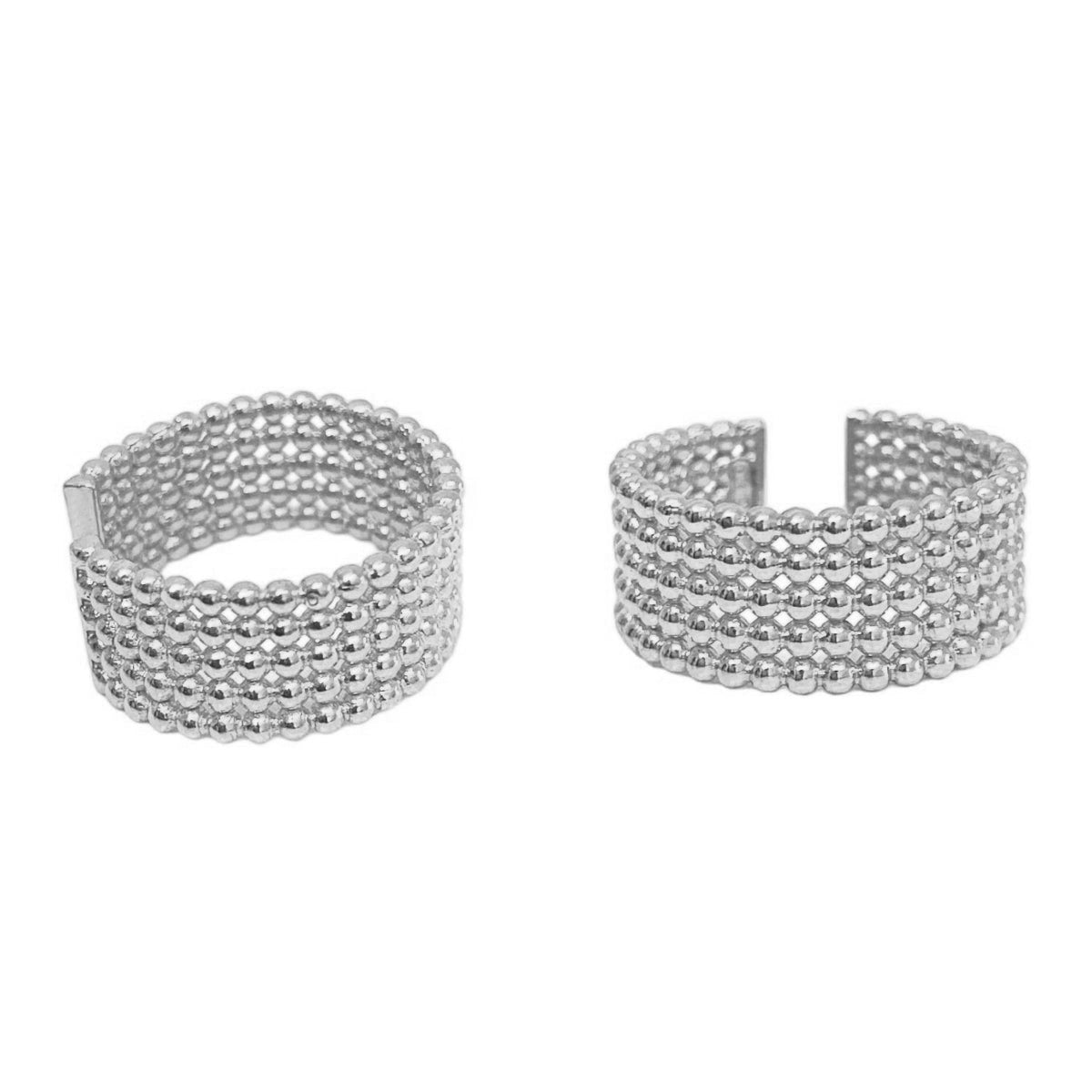 Puffed band ring