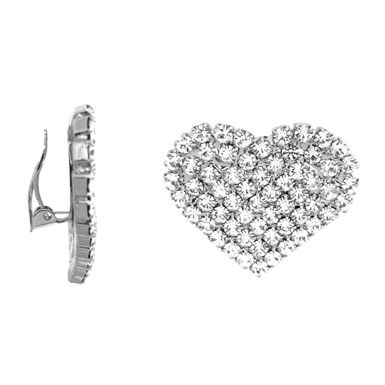 Orecchini cuori Swarovski