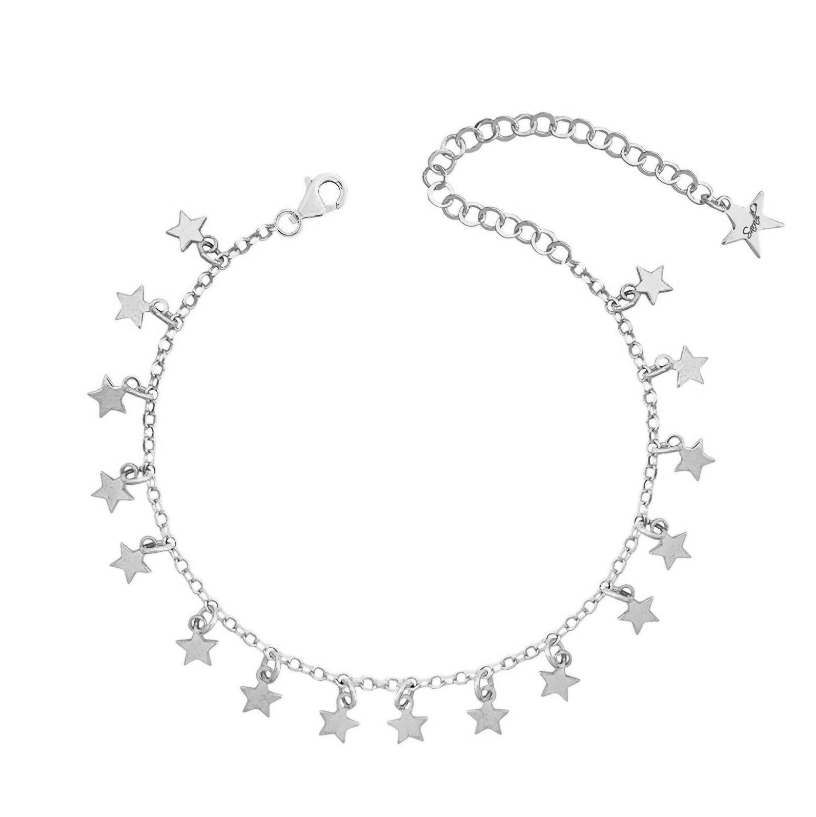 Infinity stars anklet