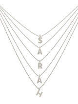 Collana Multi fili Letter