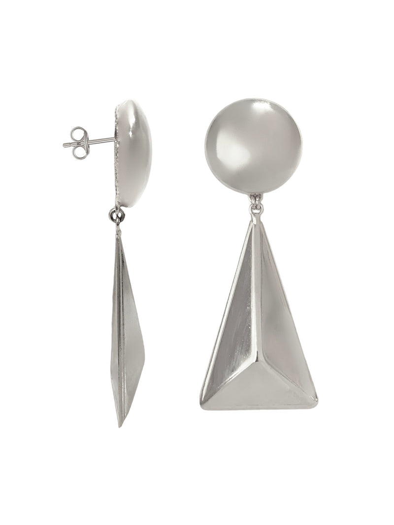 Orecchini Botton Long Triangle