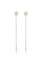 Orecchini chain star