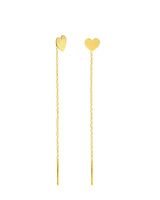 Orecchini chain love