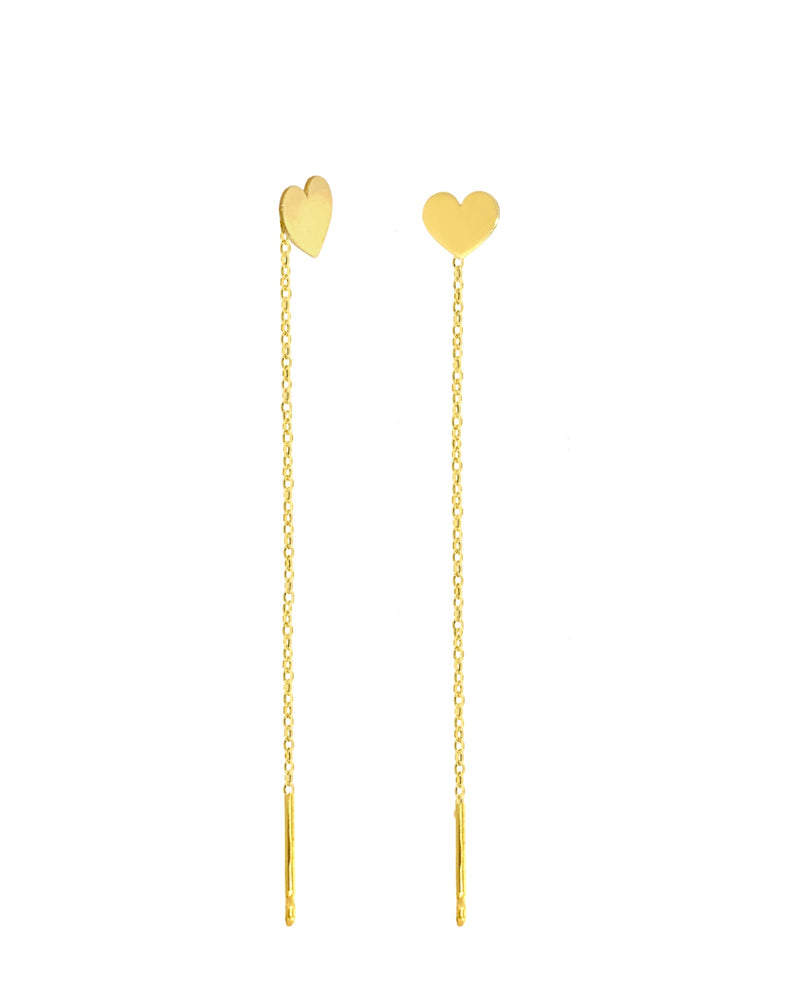 Orecchini chain love