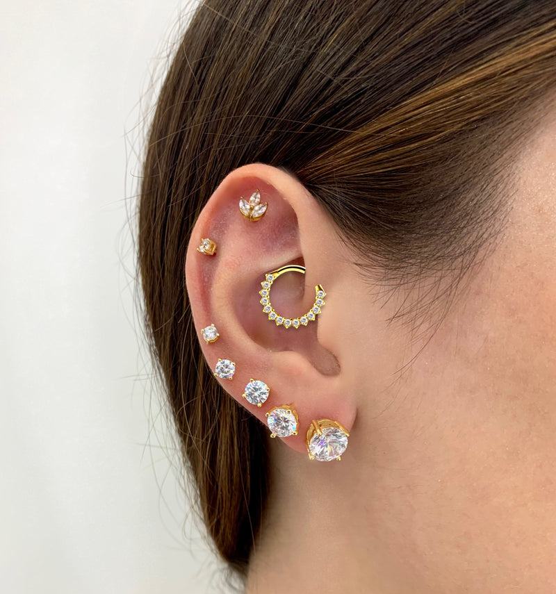 Piercing simply merletto