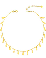 Collana con chicchi pendenti