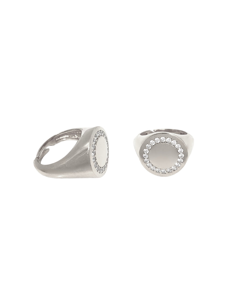 Anello Chevalier tondo Luxury