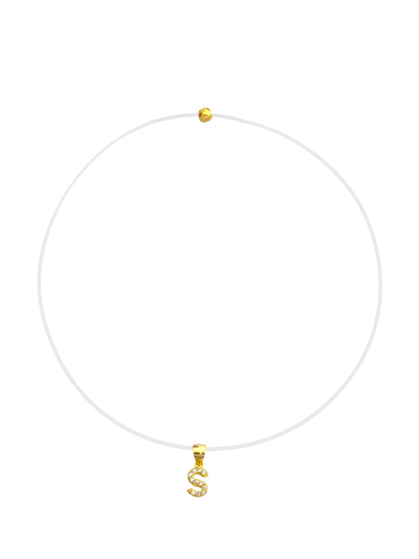 Collana invisibile letter