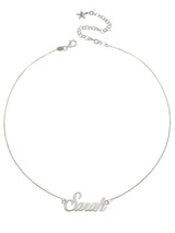 Collana letter corsivo