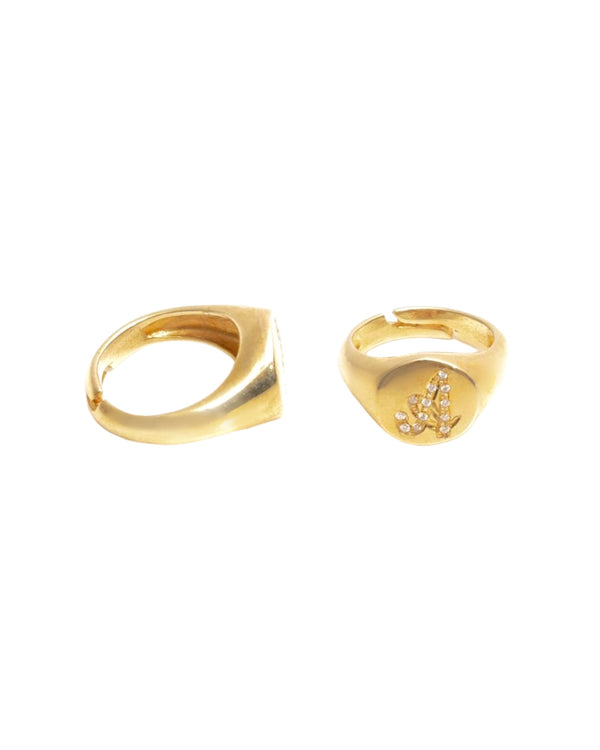 Anello Chevalier letter Luxury Tondo