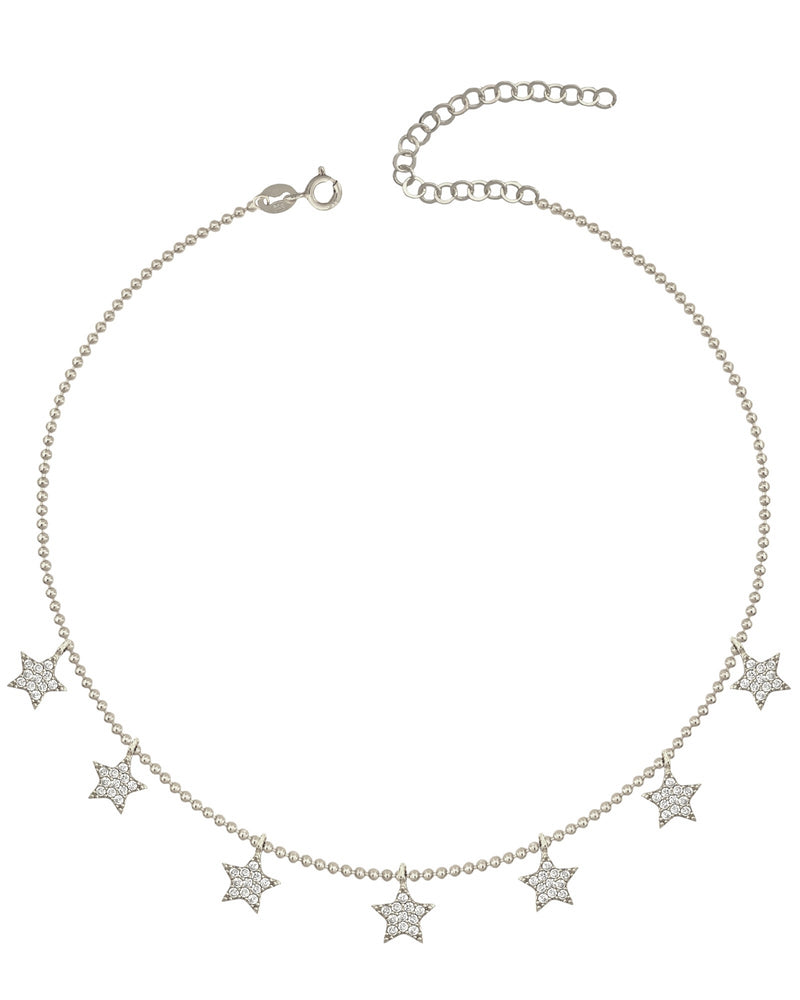 Collana con stelle pendenti luxury