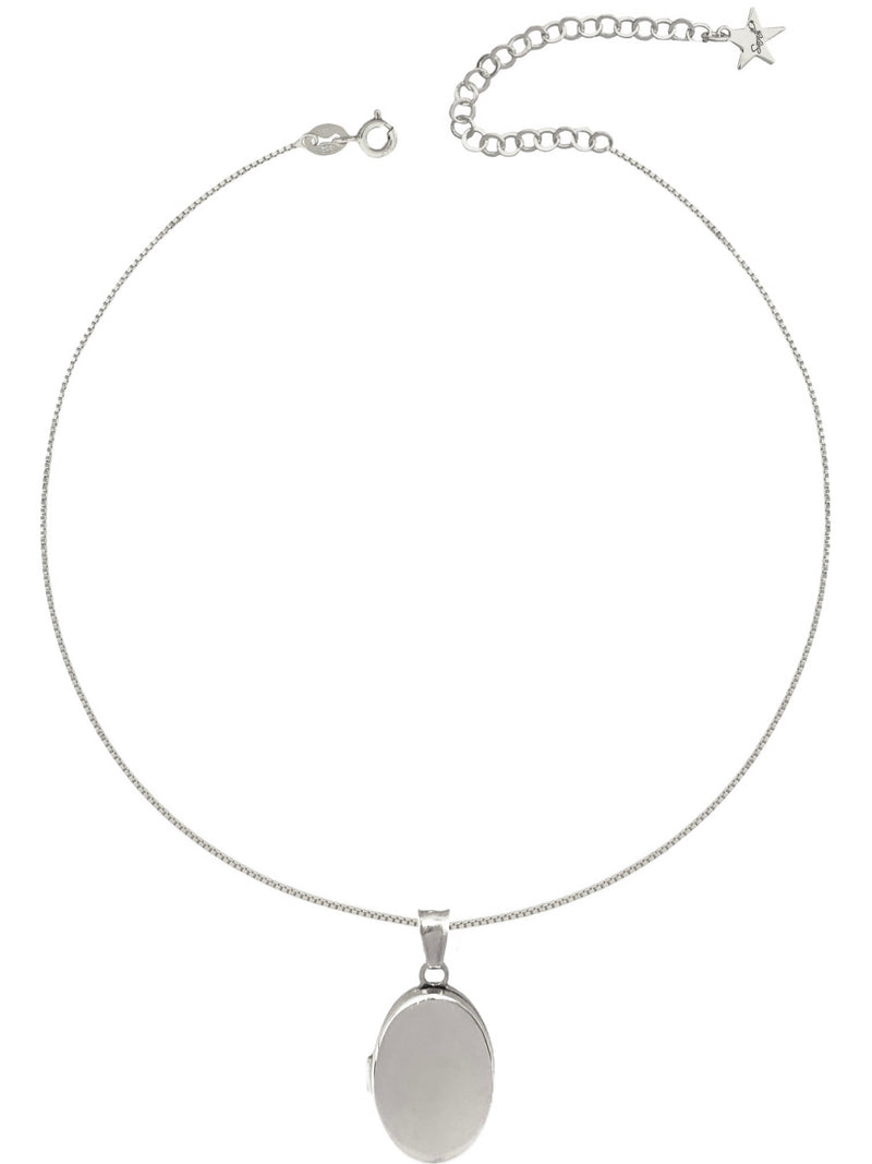 You & me oval necklace