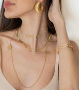 Choker luxury letter bubble