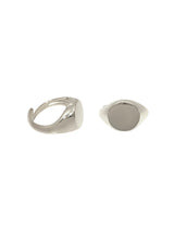 Anello chevalier tondo mini