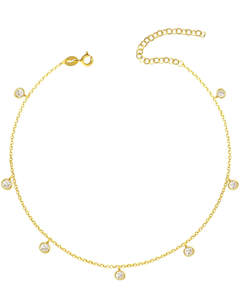 Pendant zircons necklace new