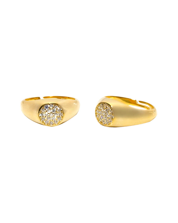 Anello Chevalier mini tondo
