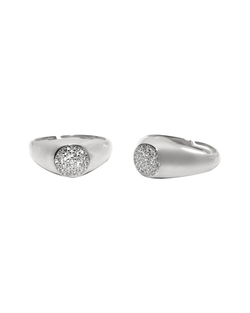 Anello Chevalier mini tondo