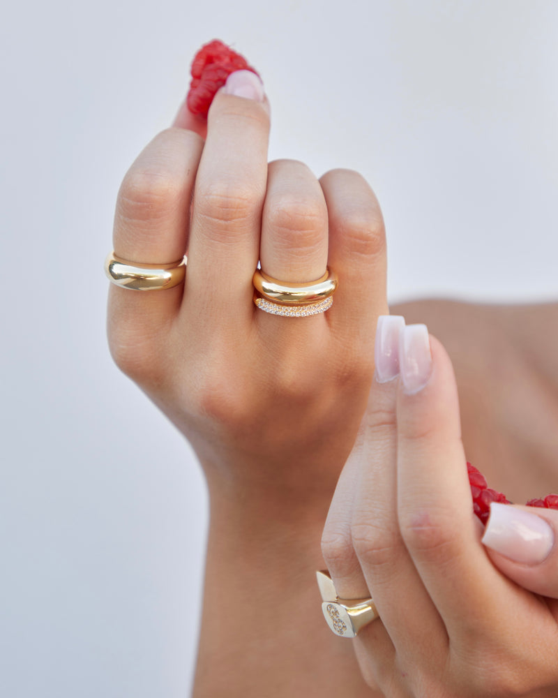 Anello Crescent Moon