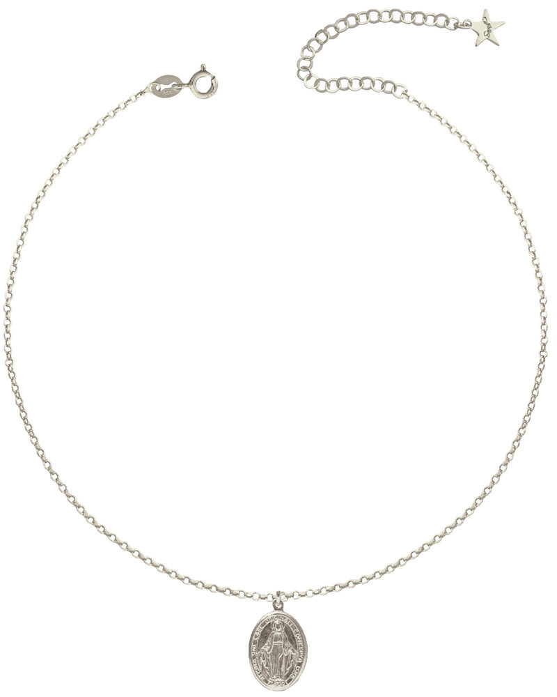Collana con santino