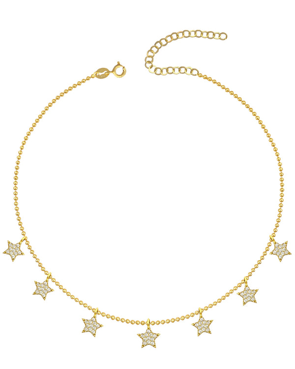 Luxury pendant star necklace