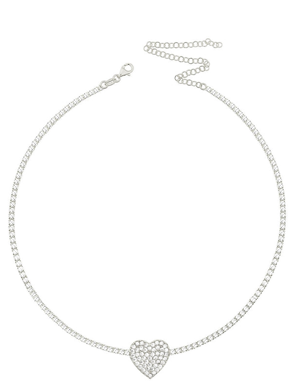 Choker Luxury love zirconi