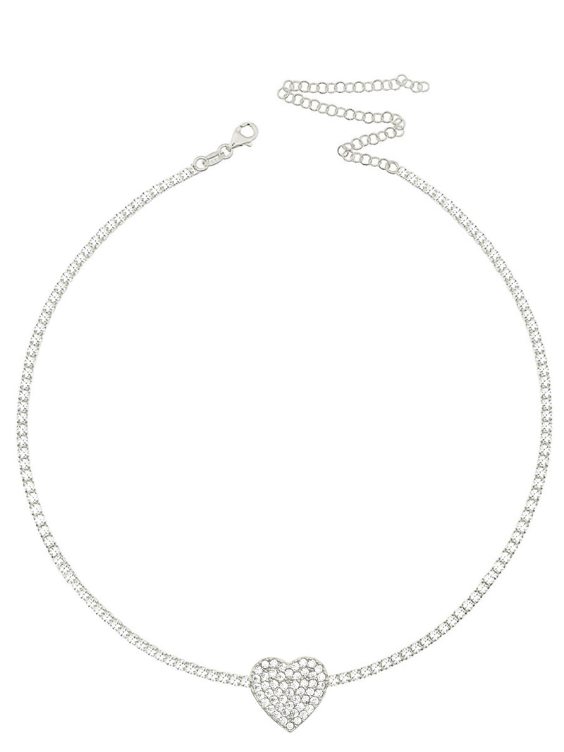 Choker Luxury love zirconi