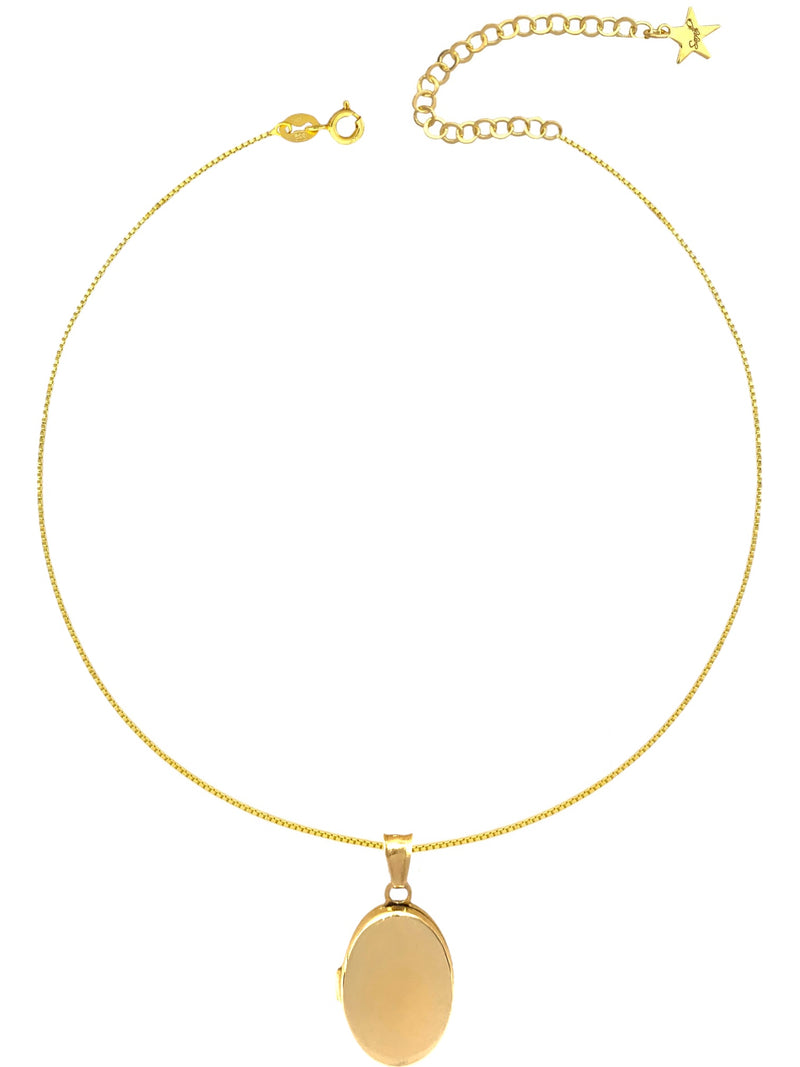 You & me oval necklace