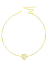 Choker Luxury love zirconi