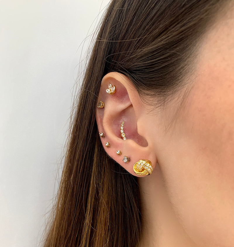 Orecchini node Luxury