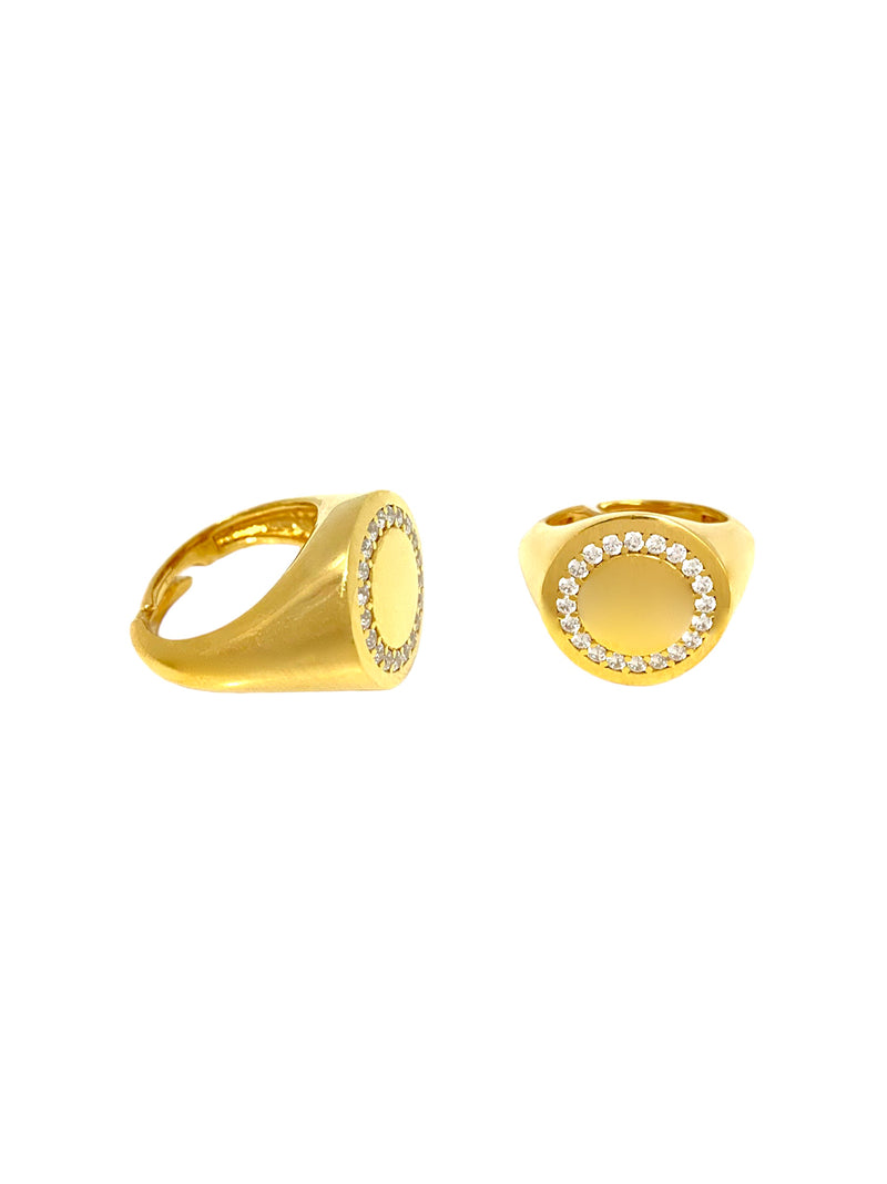 Anello Chevalier tondo Luxury
