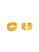 Anello fascia pomellata con cuore
