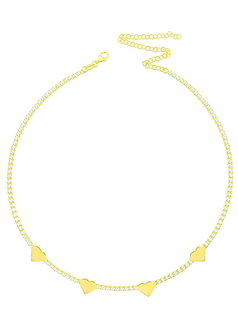 Choker Luxury Four love