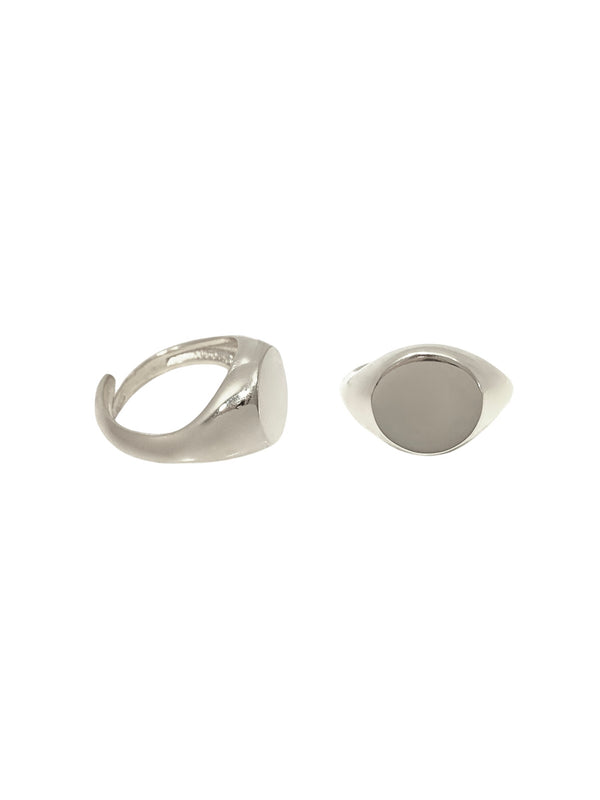 Round Chevalier Ring