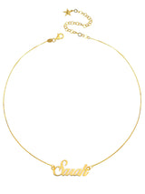 Collana letter corsivo