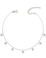 Multi zirconia necklace