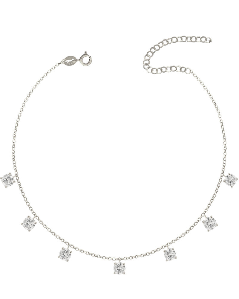Multi zirconia necklace