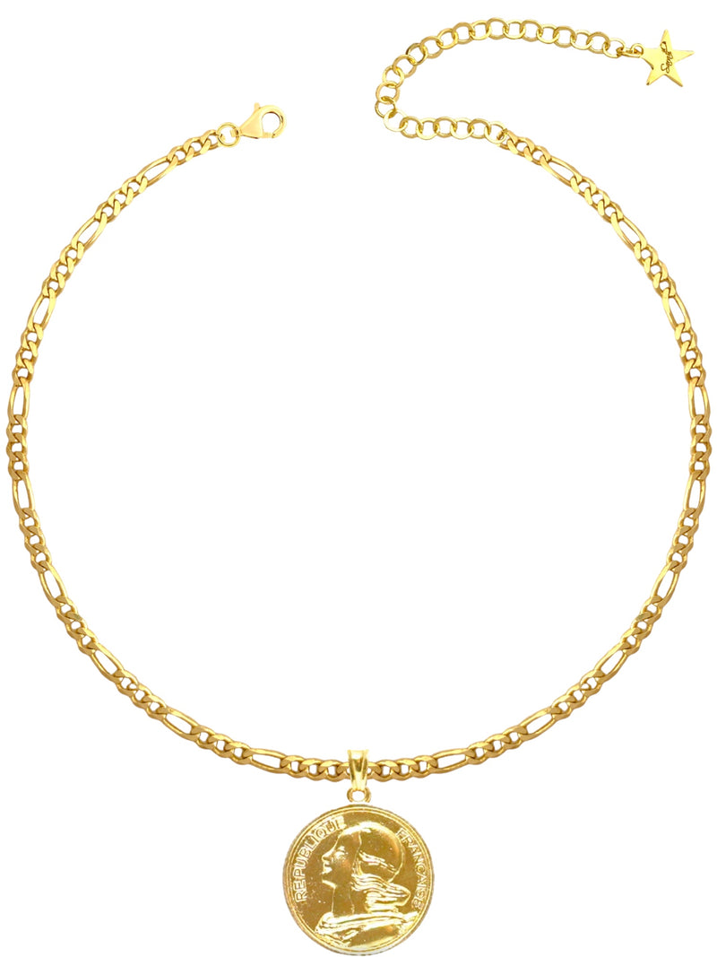 Collana  moneta antica