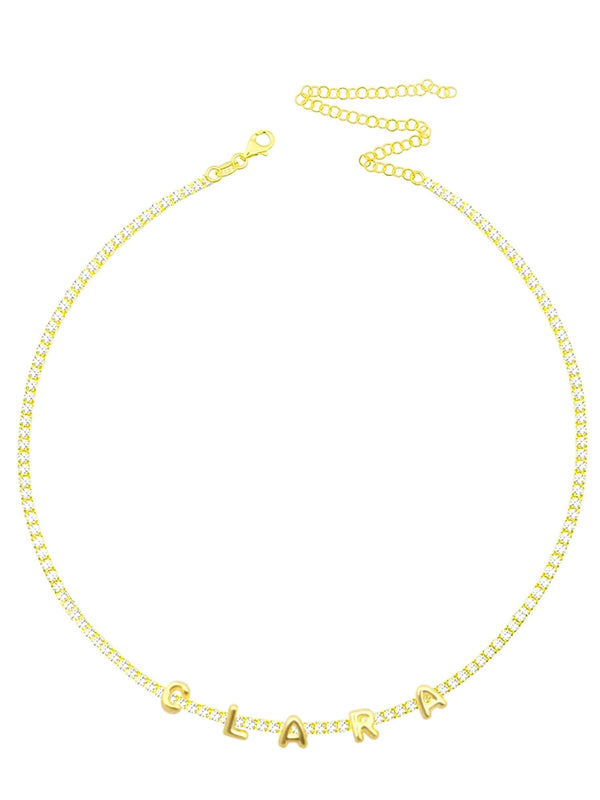 Choker luxury letter bubble