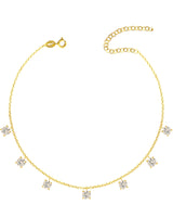 Multi zirconia necklace
