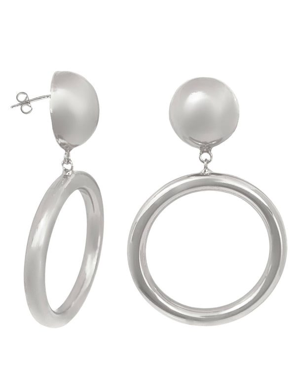 Circles with button on the lobe