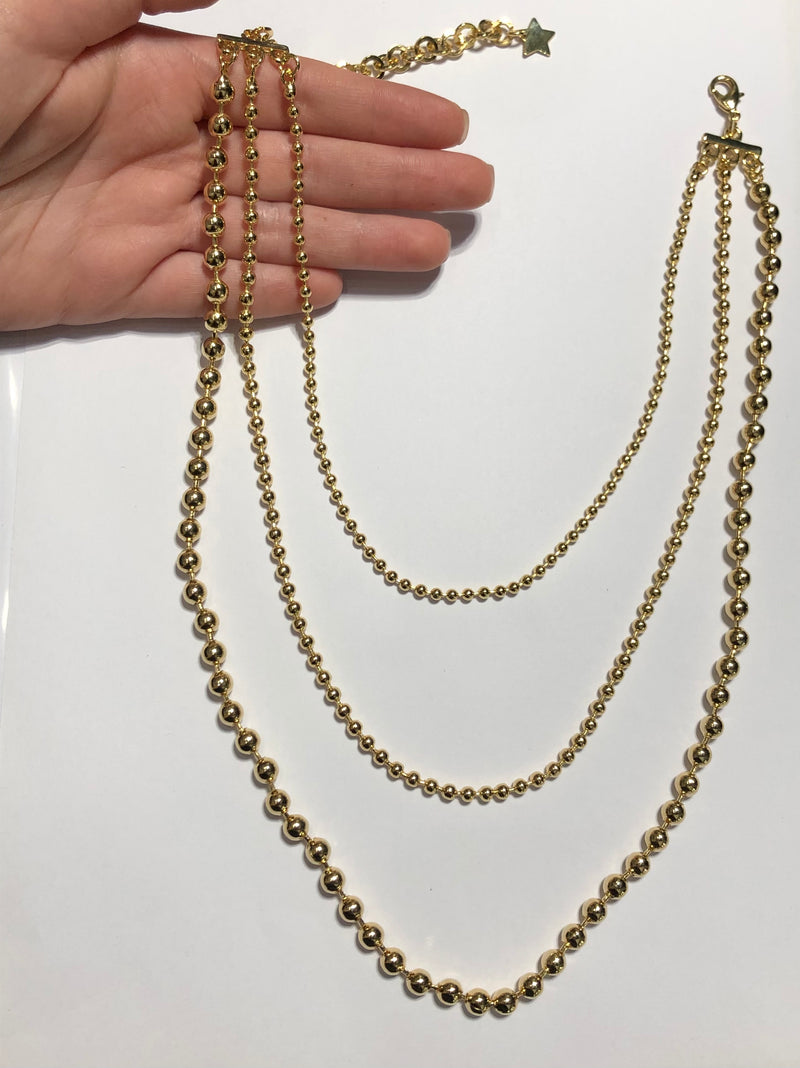 Collana Multi fili Bubble
