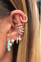 Earcuff round zirconi