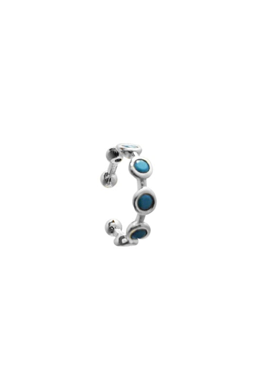 Earcuff round zirconi