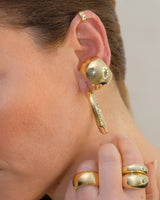 Double smooth ear cuff