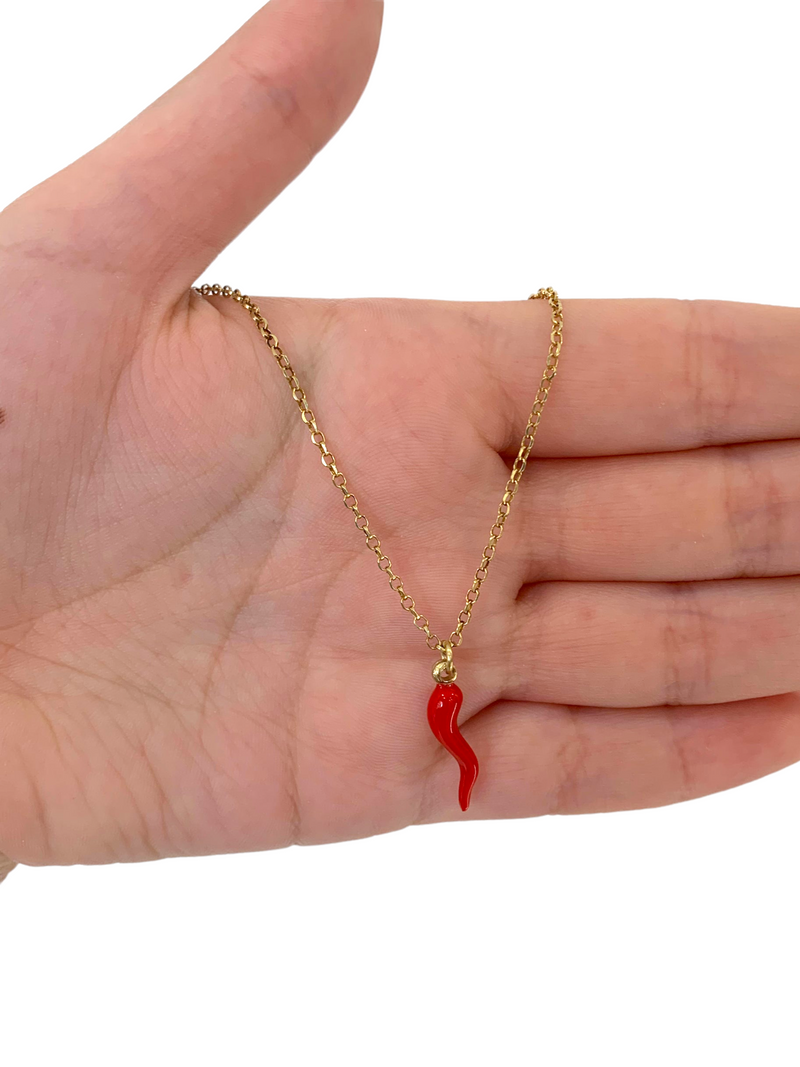 Horn necklace
