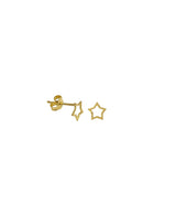 Orecchini stelle traforate